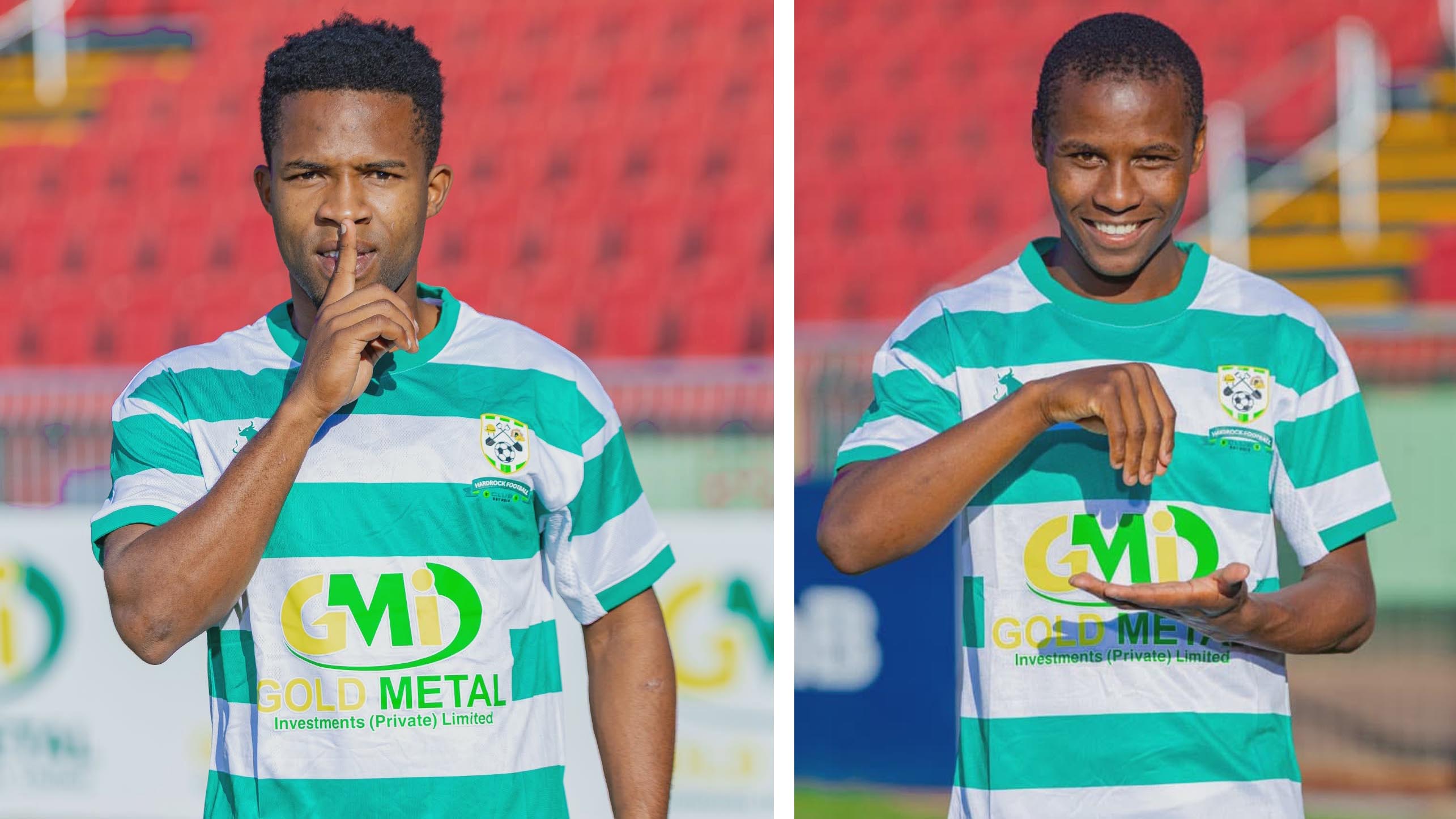 Former Nsingizini Hotspurs star Yekisizwe Khumalo. (R) Thubelihle Mavuso is also yet to feature for Hardrock.